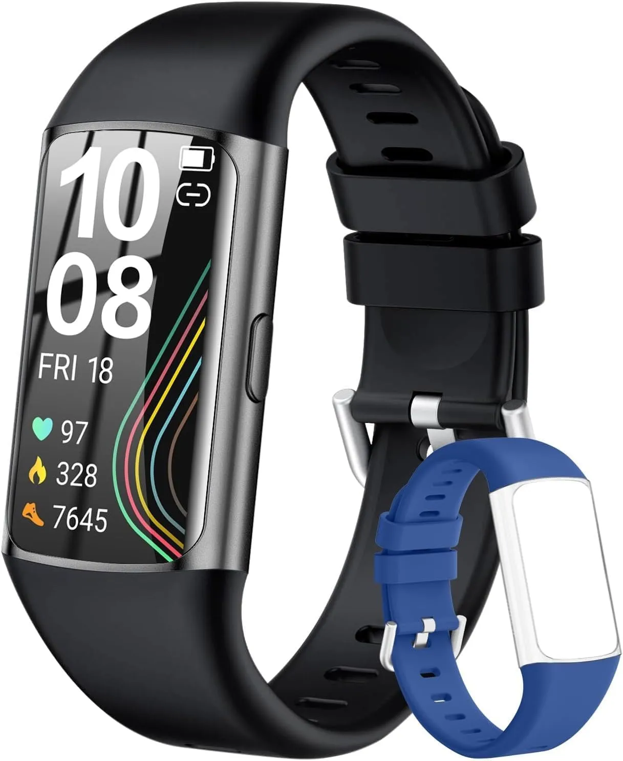 Smart Watch, Health Fitness Tracker Watch with 24/7 Heart Rate, Blood Pressure Monitor, Sleep Tracker,Pedometer, IP68 Waterproof Activity Trackers Compatible with Android & iPhone Women Men