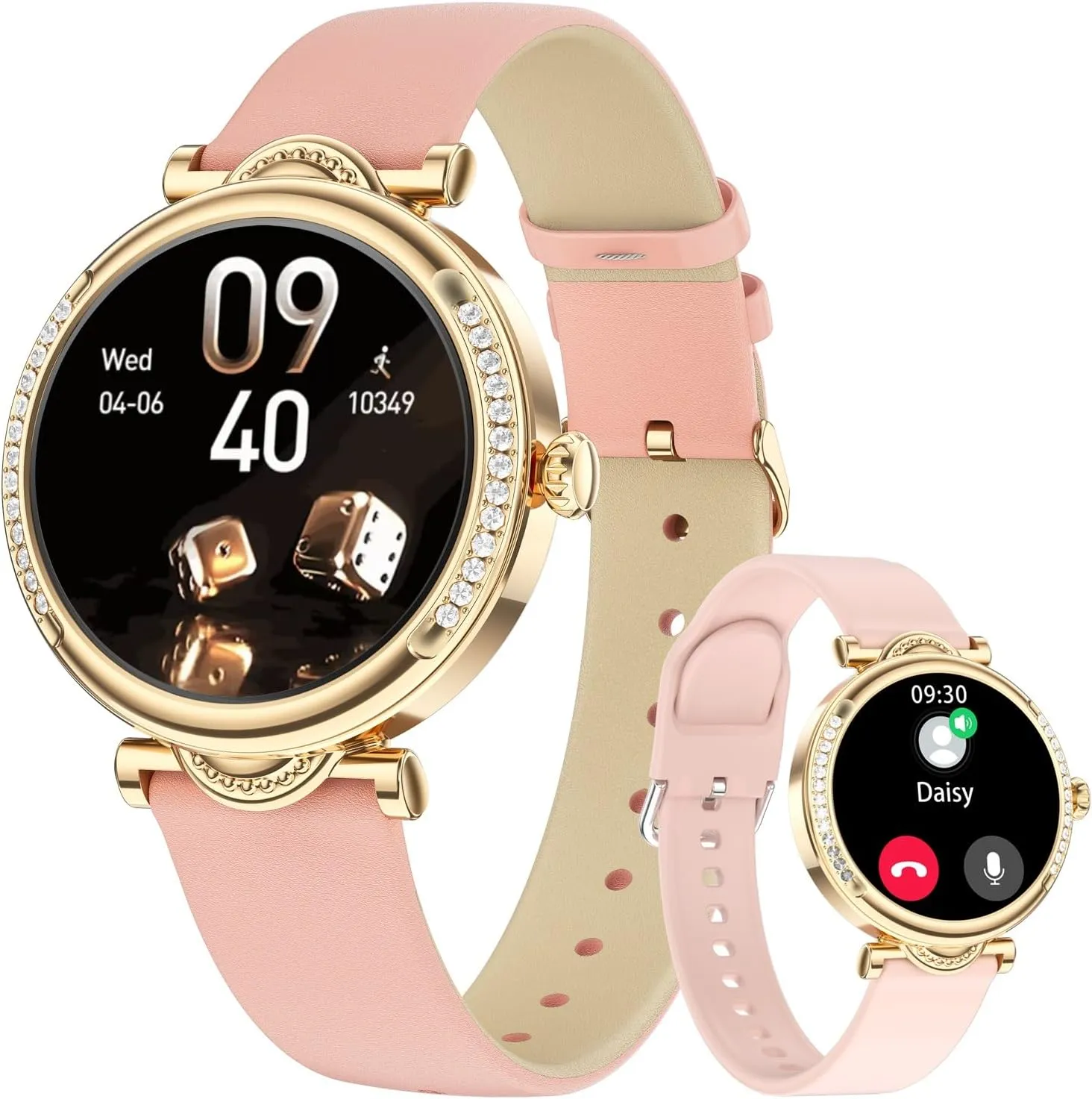 Smart Watches for Women (Answer/Make Calls), Fitness Watch with Heart Rate, Blood Oxygen, Sleep Tracker, Step Tracker, IP68 Waterproof Fitness Tracker, Smart Watch for Women for iPhone & Android