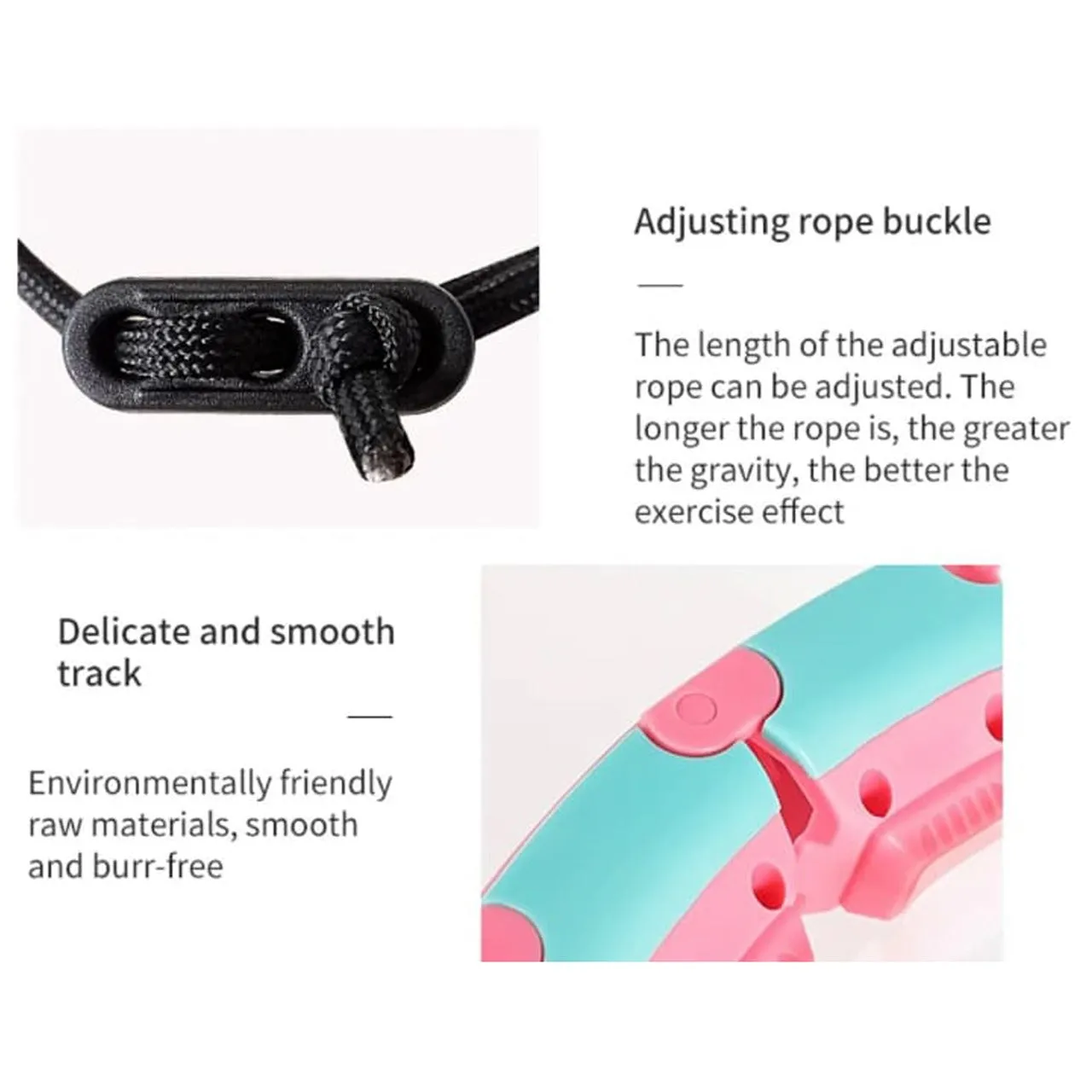 Smart Weight Loss Hula Hoop, Fitness Ring For Abdomen, Body Shaping Circle For Beginners