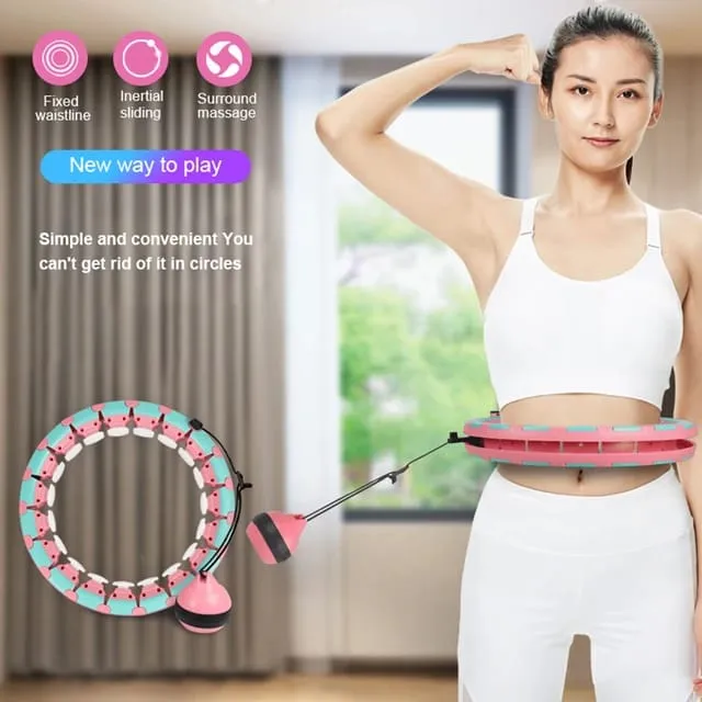 Smart Weight Loss Hula Hoop, Fitness Ring For Abdomen, Body Shaping Circle For Beginners