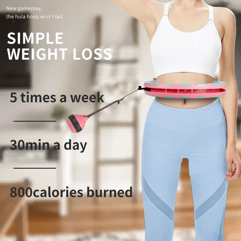 Smart Weight Loss Hula Hoop, Fitness Ring For Abdomen, Body Shaping Circle For Beginners