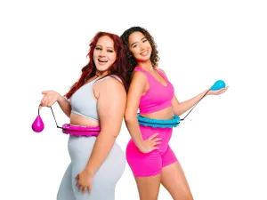 Smart Weighted Fit Hoop - 2 in 1 Fitness Massage Great for Adults and Beginners
