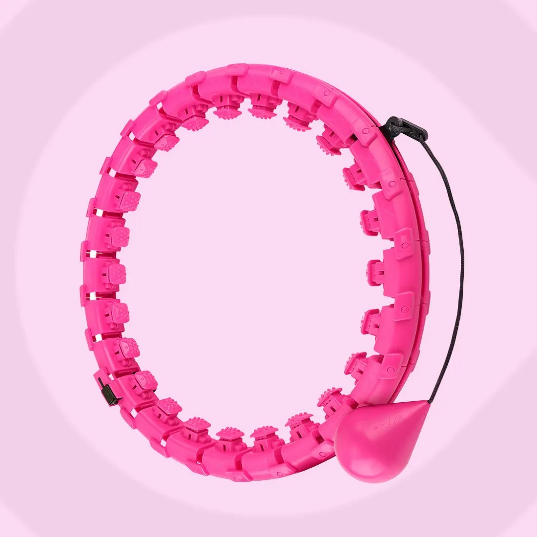 Smart Weighted Fit Hoop - 2 in 1 Fitness Massage Great for Adults and Beginners