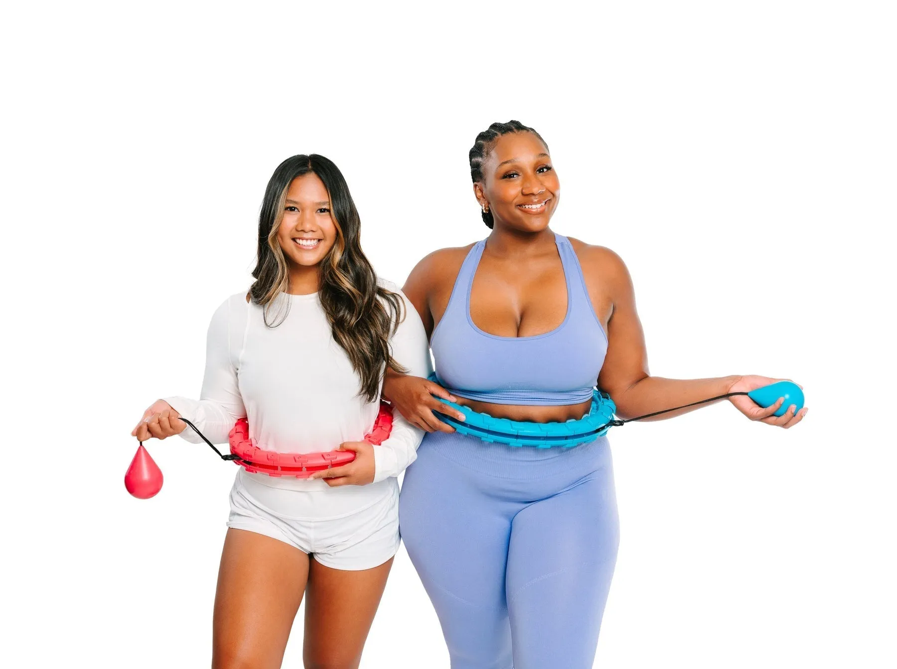 Smart Weighted Fit Hoop - 2 in 1 Fitness Massage Great for Adults and Beginners