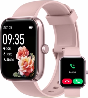 Smart Watch for Men Women with Bluetooth Call,Alexa Built-in Smartwatch,1.83"DIY Dial Fitness Watch with Sleep Heart Rate SpO2 Monitor,100  Sport Mode,IP68 Waterproof Watch Compatible with Android iOS