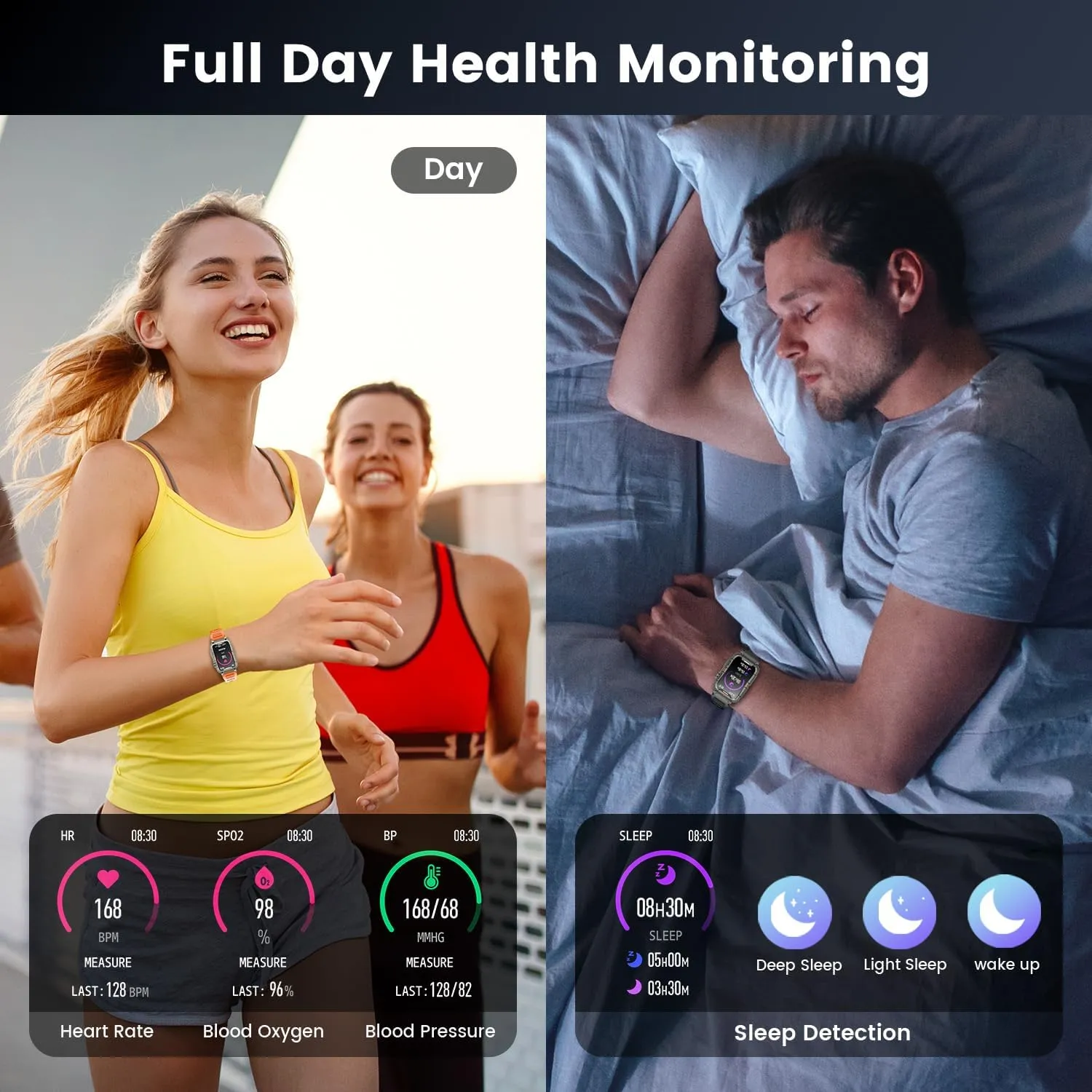 Smartwatch for Men Fitness Tracker Watch: Smart Watch with Answer/Make Call Heart Rate Blood Pressure Sleep Monitor Step Counter 100  Sports Modes Waterproof 1.57" Activity Trackers for Android iOS