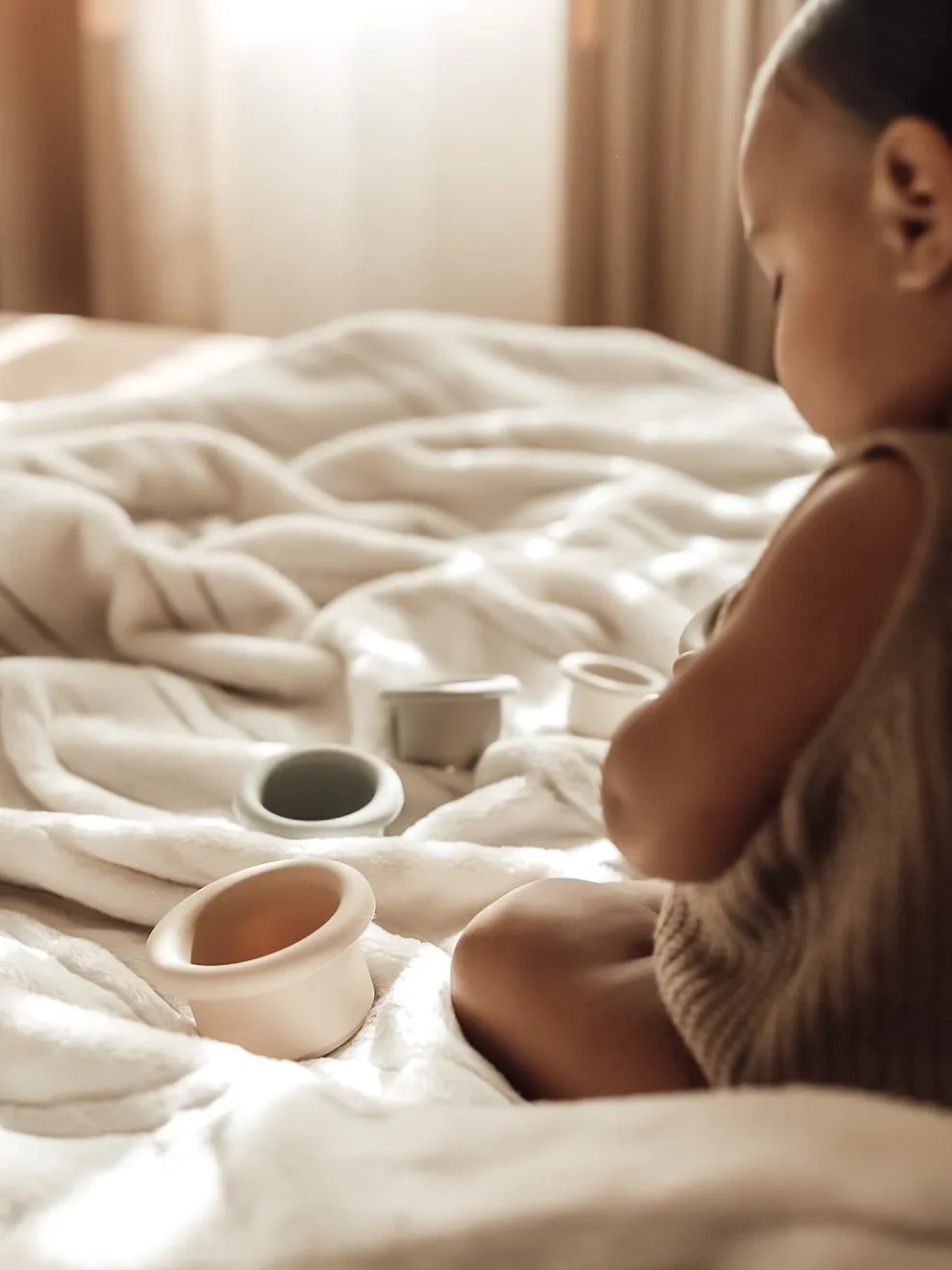 Soft Silicone Stacking Cups