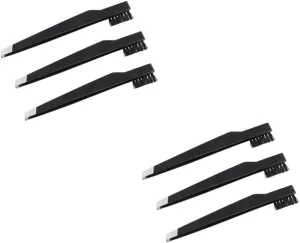 SOIMISS 2sets Complete Eyebrow Set Brow Kit Brow Trimmer Tweezers Tip Tweezers Perfect for Grooming 3pcs*2
