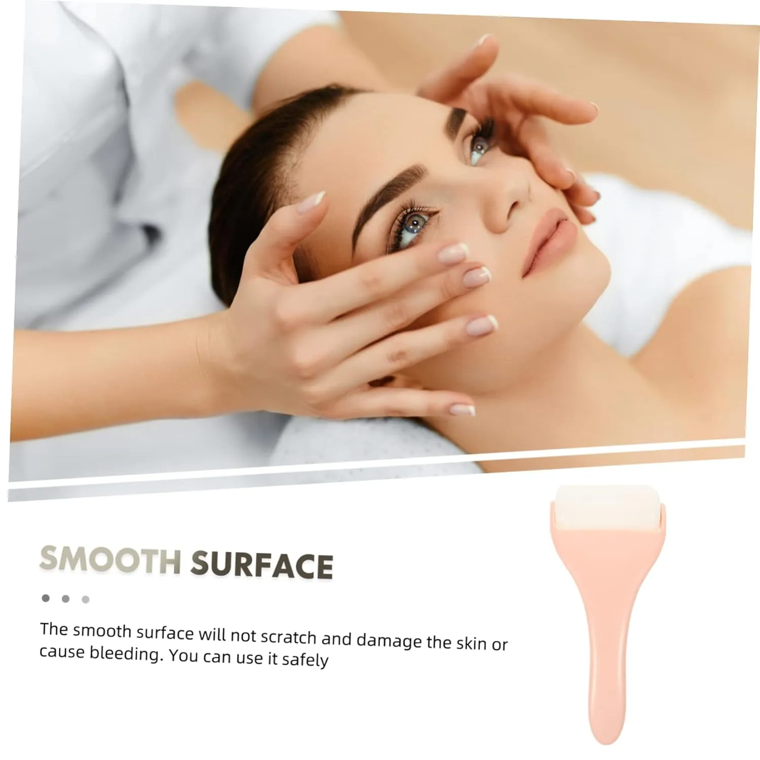 SOIMISS Face Eye Massage Roller Facial Massaging Tool for Puffiness Relief Dark Reduction and Smoothing Lightweight and Portable Skin Care Device for Easy Use