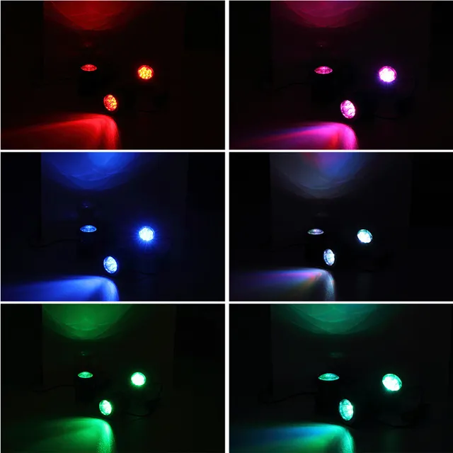Solar colorful underwater light