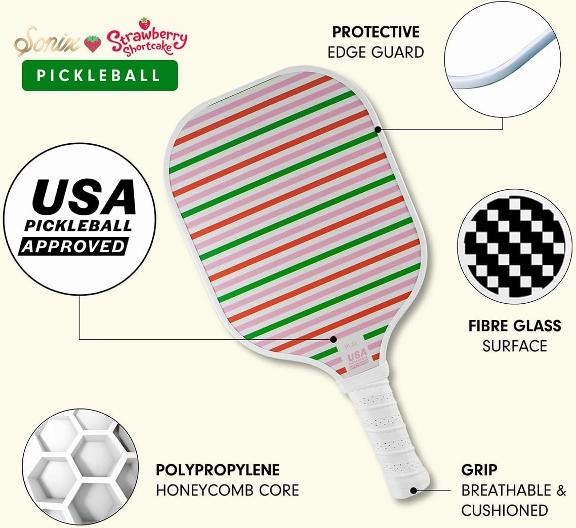 Sonix | USAPA Approved | Premium Pickleball Paddle | Fiberglass Surface, Non-Slip Cushion Grip | Single Pickle Ball Racket