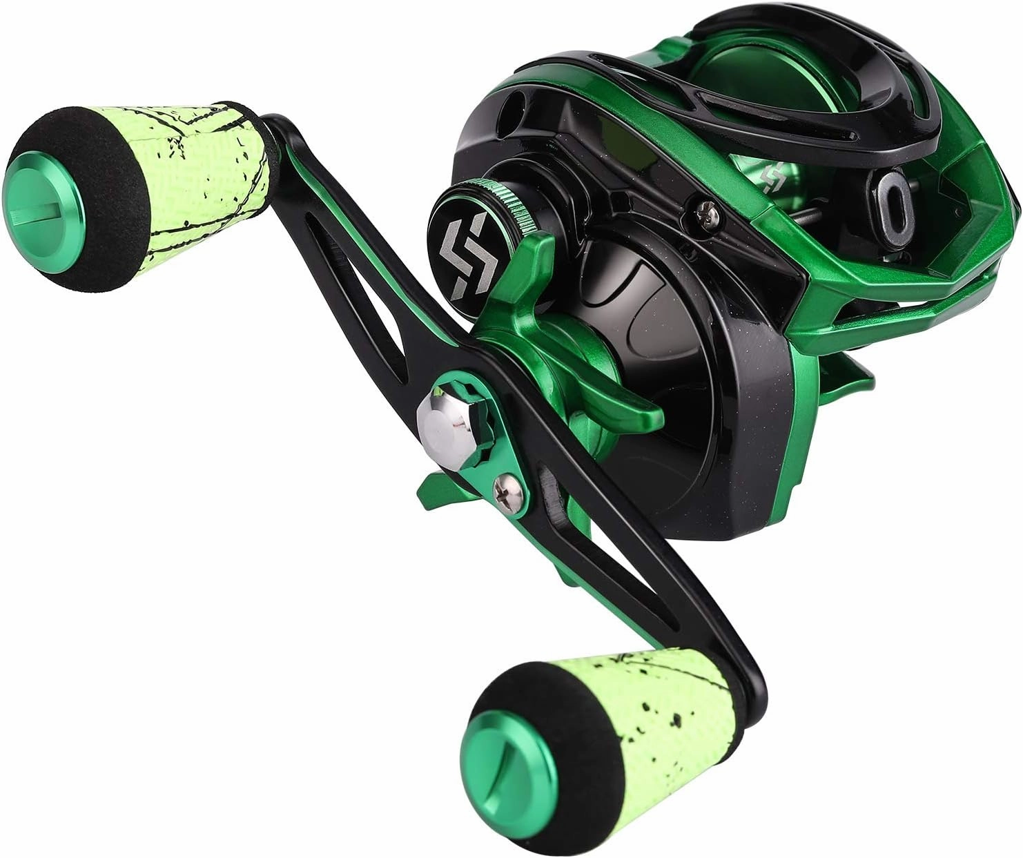 Sougayilang Baitcasting Reels - Colorful Fishing Reel, 8.0:1/7.3:1 Gear Ratios, 9 1 BB, Magnetic Braking System