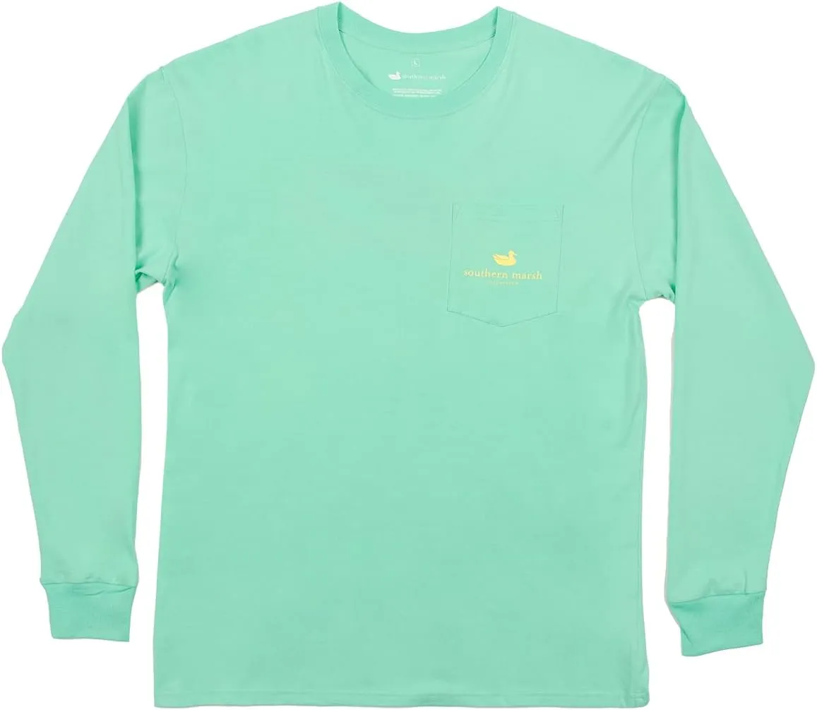 Southern Marsh Men’s Outfitter Series - One T-Shirt – Long Sleeve Casual Graphic Tee