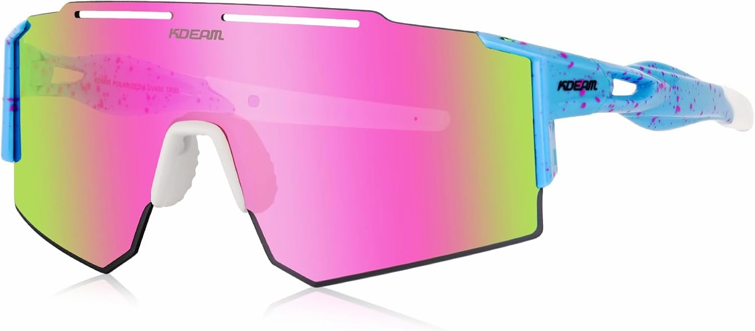Sports Polarized Sunglasses for Women Men, UV400 Cycling Goggles Baseball Running Fishing Outdoor Windproof Eyewear