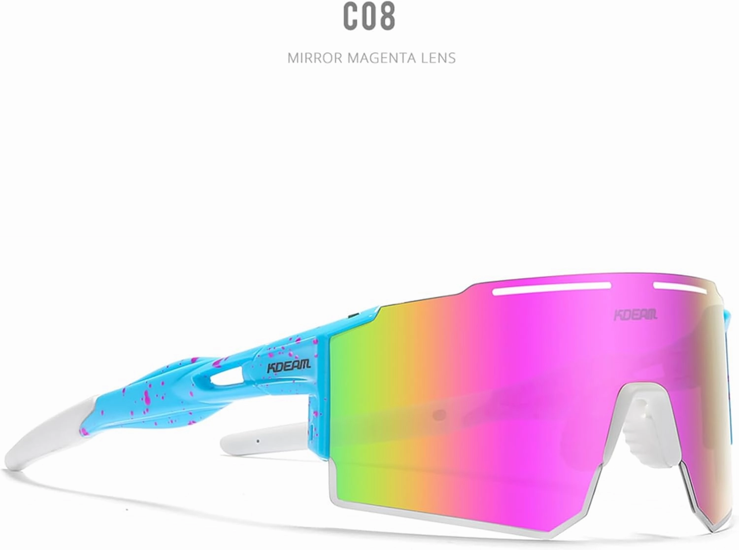 Sports Polarized Sunglasses Men Women,UV400 Cycling Glasses Windproof Goggles for Driving Running Golf Eyewear