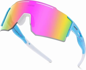 Sports Polarized Sunglasses Men Women,UV400 Cycling Glasses Windproof Goggles for Driving Running Golf Eyewear