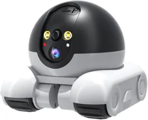 Spymate Robot, Blinky Bot Camera, Robot Camera On Wheels, 1080p Hd Indoor Movable Security Cameras, App Remote Control, Ultra-Long Battery Life Observe Pets and Family Members (32g)