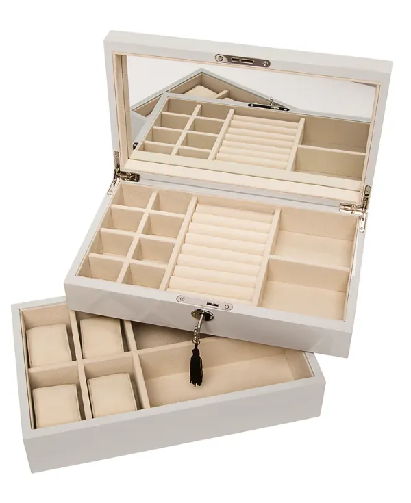 Stackable High-Gloss Jewelry Box