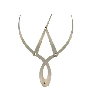 Stainless Steel Eyebrow Ruler Golden Ratio Calipers 1:1.618 Measure Tool