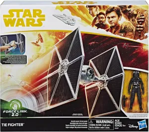 STAR WARS Force Link 2.0 Tie Fighter & Tie Fighter Pilot Figure