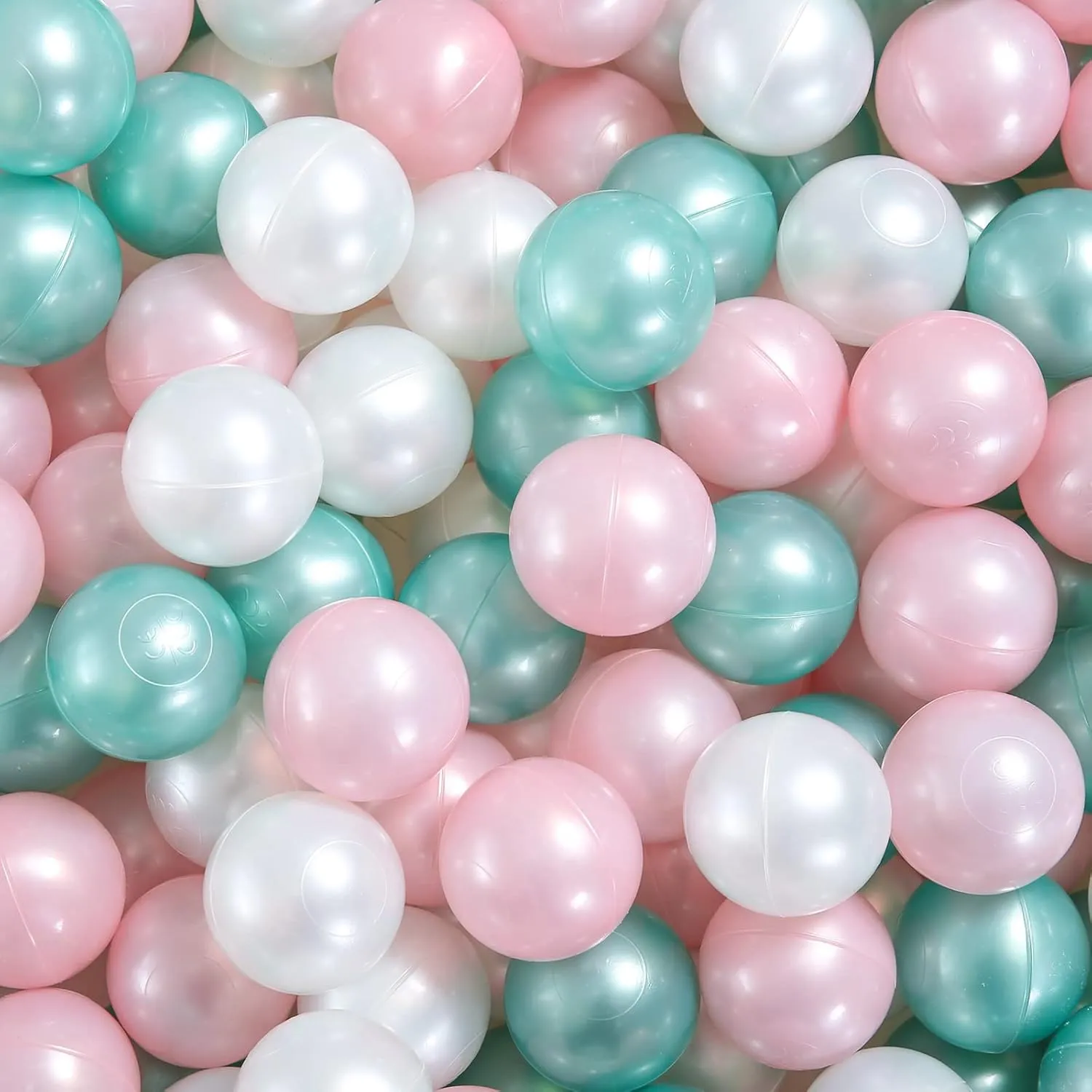STARBOLO Ball Pit Balls for Kids, Crush Proof Ball Pit Balls Plastic Toy Balls for Ball Pits, BPA Phthalate Free Children's Pool Water Toys for Boys Girls Ball Pits, Party Decoration, Photo Props