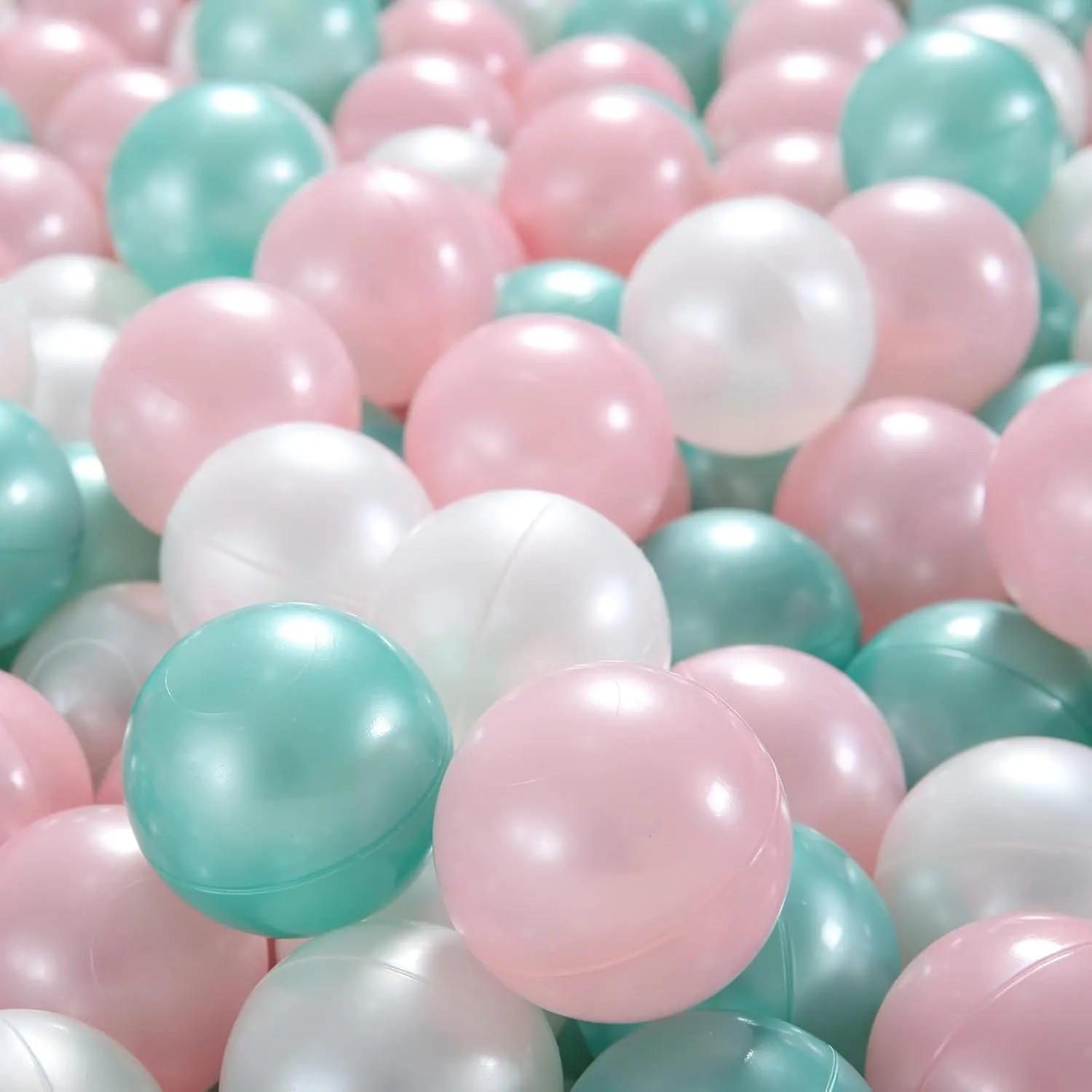 STARBOLO Ball Pit Balls for Kids, Crush Proof Ball Pit Balls Plastic Toy Balls for Ball Pits, BPA Phthalate Free Children's Pool Water Toys for Boys Girls Ball Pits, Party Decoration, Photo Props