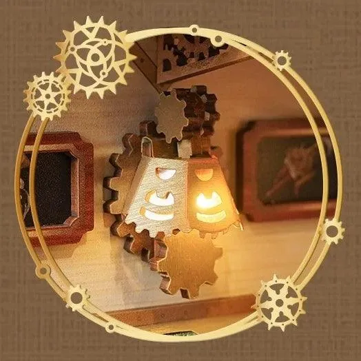 Steampunk Fantasy | Infinite Train Cabin DIY Book Nook Kit | Motion Scene