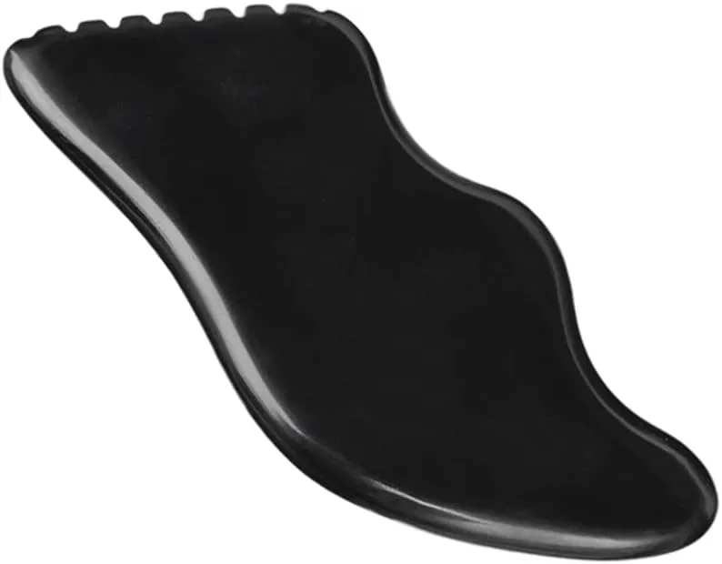 Stone Scraping Massage Plate for Body and Facial Treatment Lightweight Stone Tool for Meridian Dredging and Skin Care Professional and Personal Use