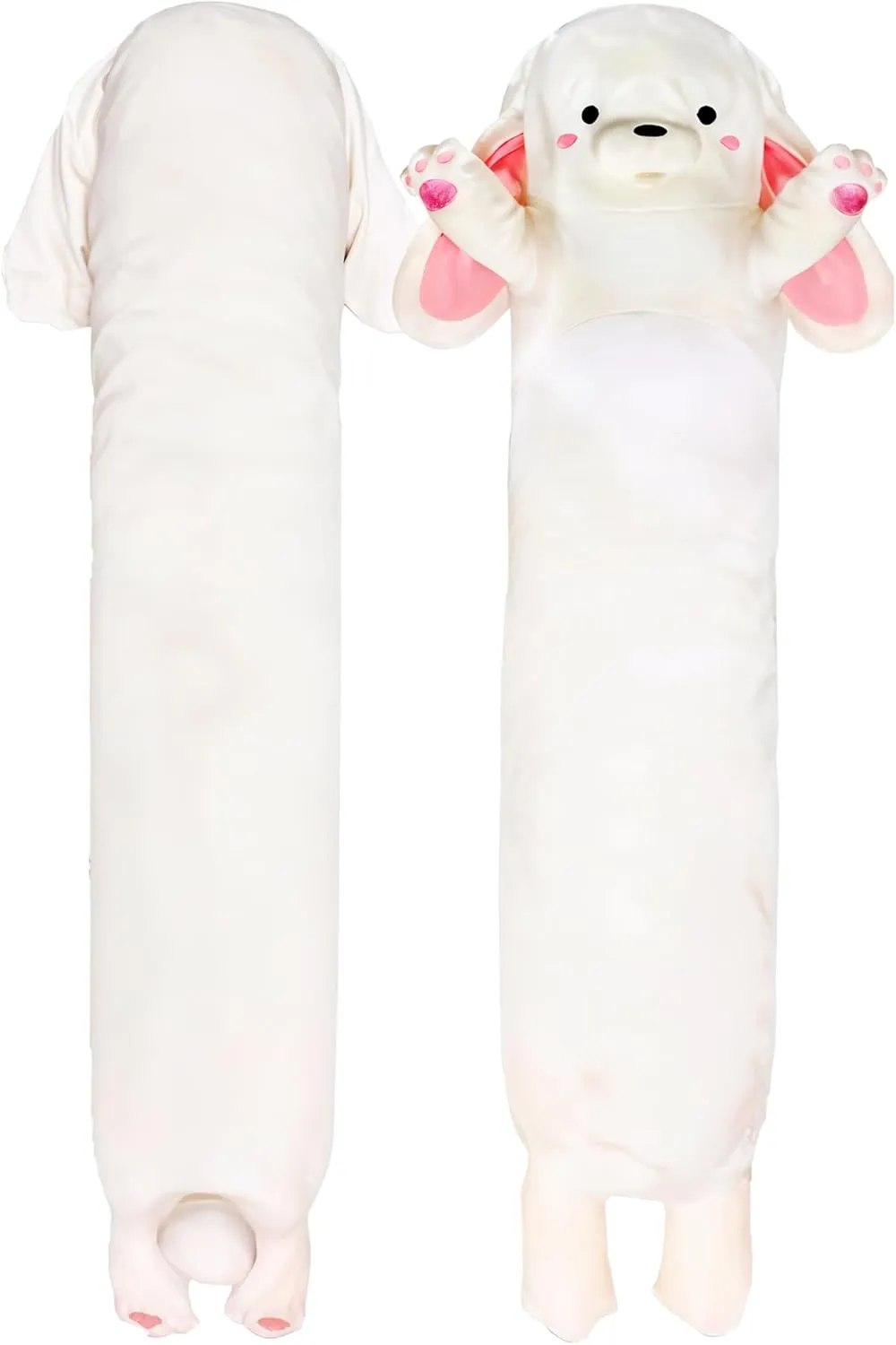 Stuffed Animal Big Bunny Body Pillow – Soft Plush Toy & Throw Pillow for Kids, Large (47 Inches), Soft Plushies Stuff Gift for Boys and Girls