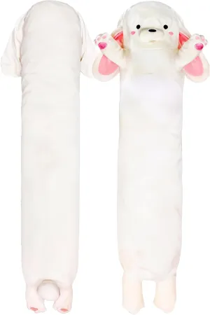 Stuffed Animal Big Bunny Body Pillow – Soft Plush Toy & Throw Pillow for Kids, Large (47 Inches), Soft Plushies Stuff Gift for Boys and Girls