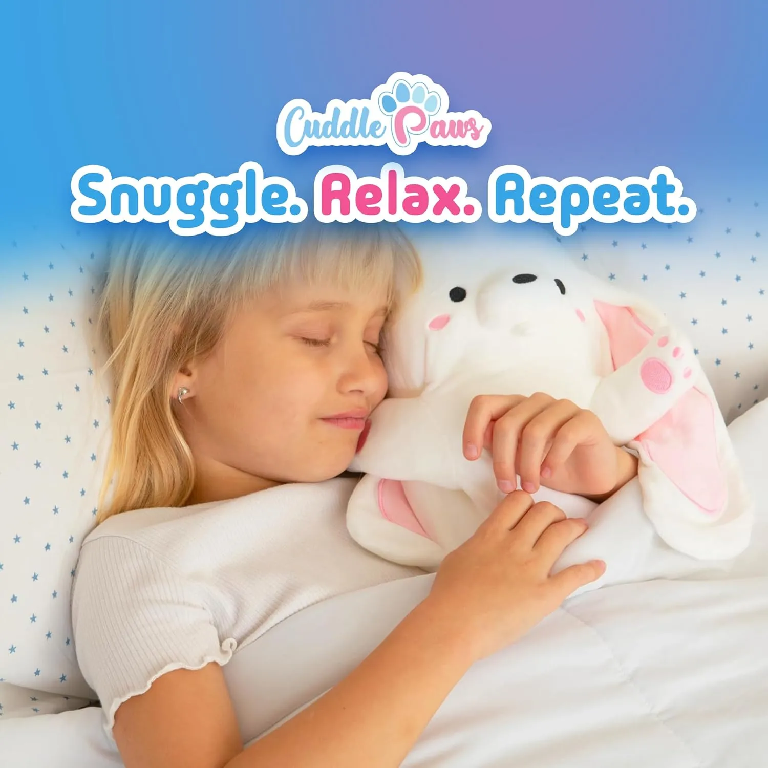 Stuffed Animal Big Bunny Body Pillow – Soft Plush Toy & Throw Pillow for Kids, Large (47 Inches), Soft Plushies Stuff Gift for Boys and Girls