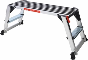 Sturdy and Versatile Aluminum Folding Work Bench with Non-Slip Surface, 330lbs Capacity