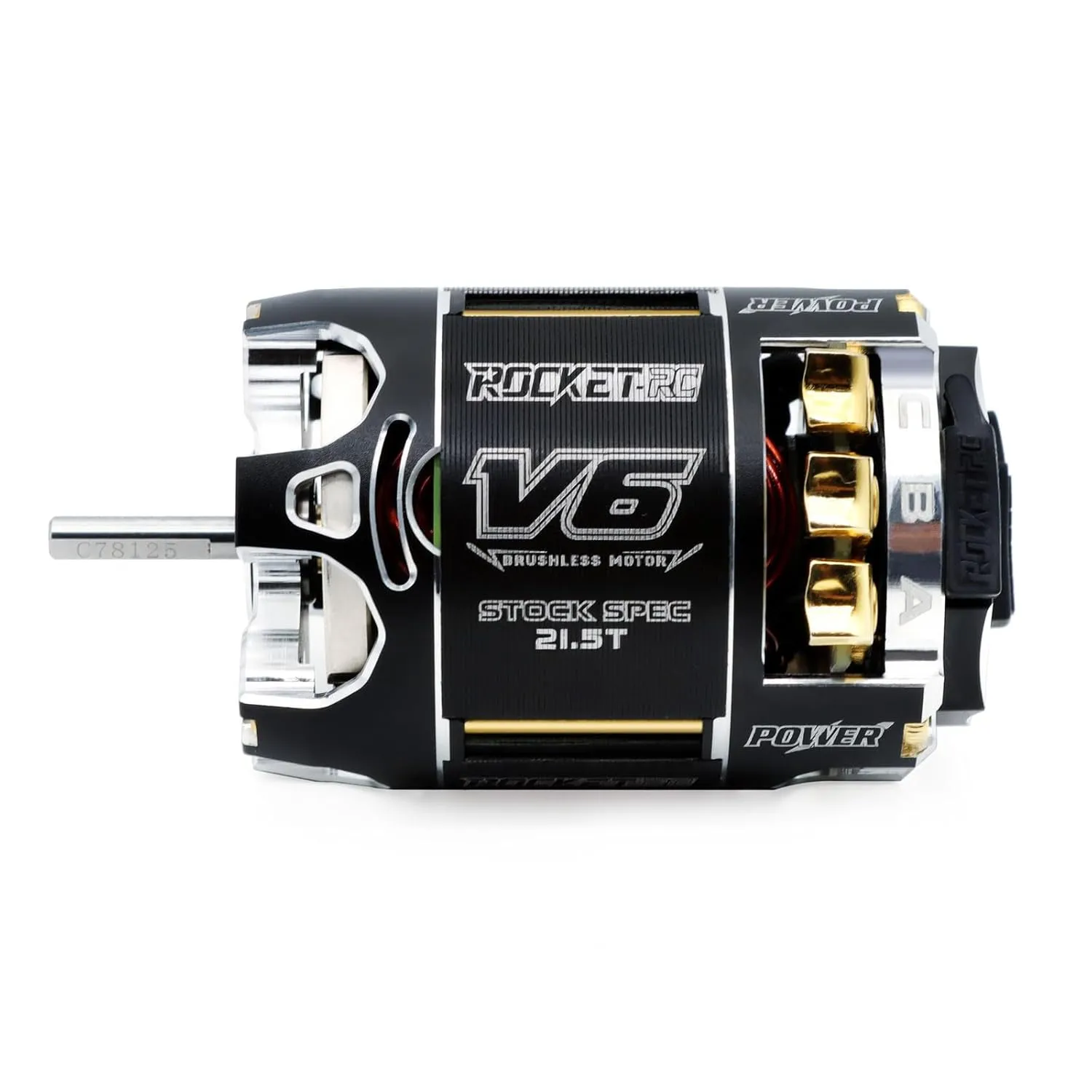 Surpass Hobby 540 V6 Sensored Brushless Motor, 21.5T Brushless Motor High-Torque & High-Efficiency RC Motor, Heat-Resistant Lightweight Design Use for 1:10 RC Racing Car (Shaft 3.175, 21.5T kv)