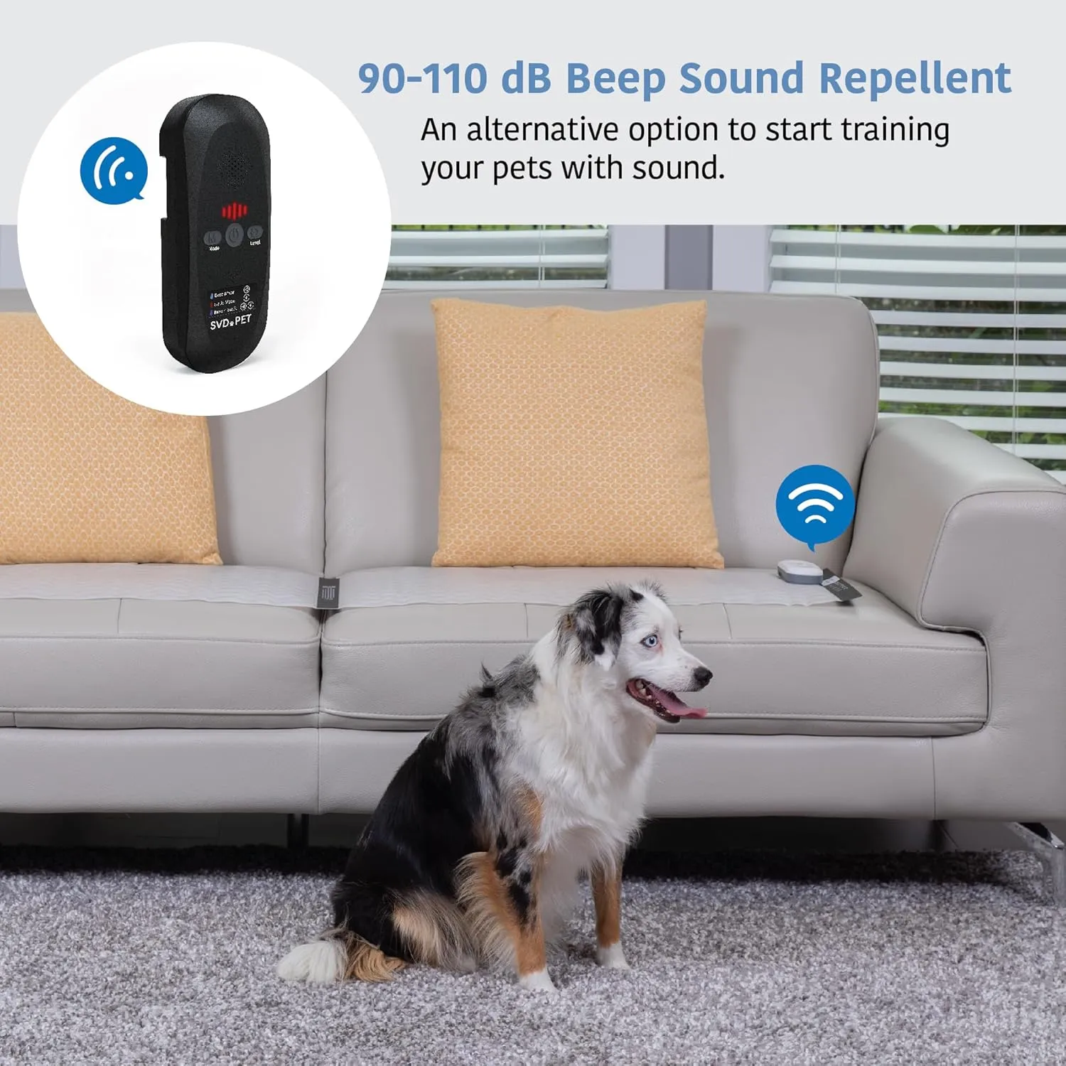 SVD.PET Pet Training Mat with Tester, 22" X 16", Pet Shock Pad, Dogs & Cats Electronic Repellent mat for Indoor, 3 Training Modes, 5 Levels, Pet Safe Mode (Black Controller)