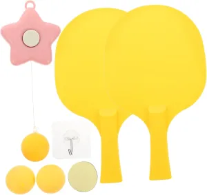 Table Tennis Set Boys and Girls Training Toys Indoor Game Toys Safe Reusable Table Tennis Training Device Random