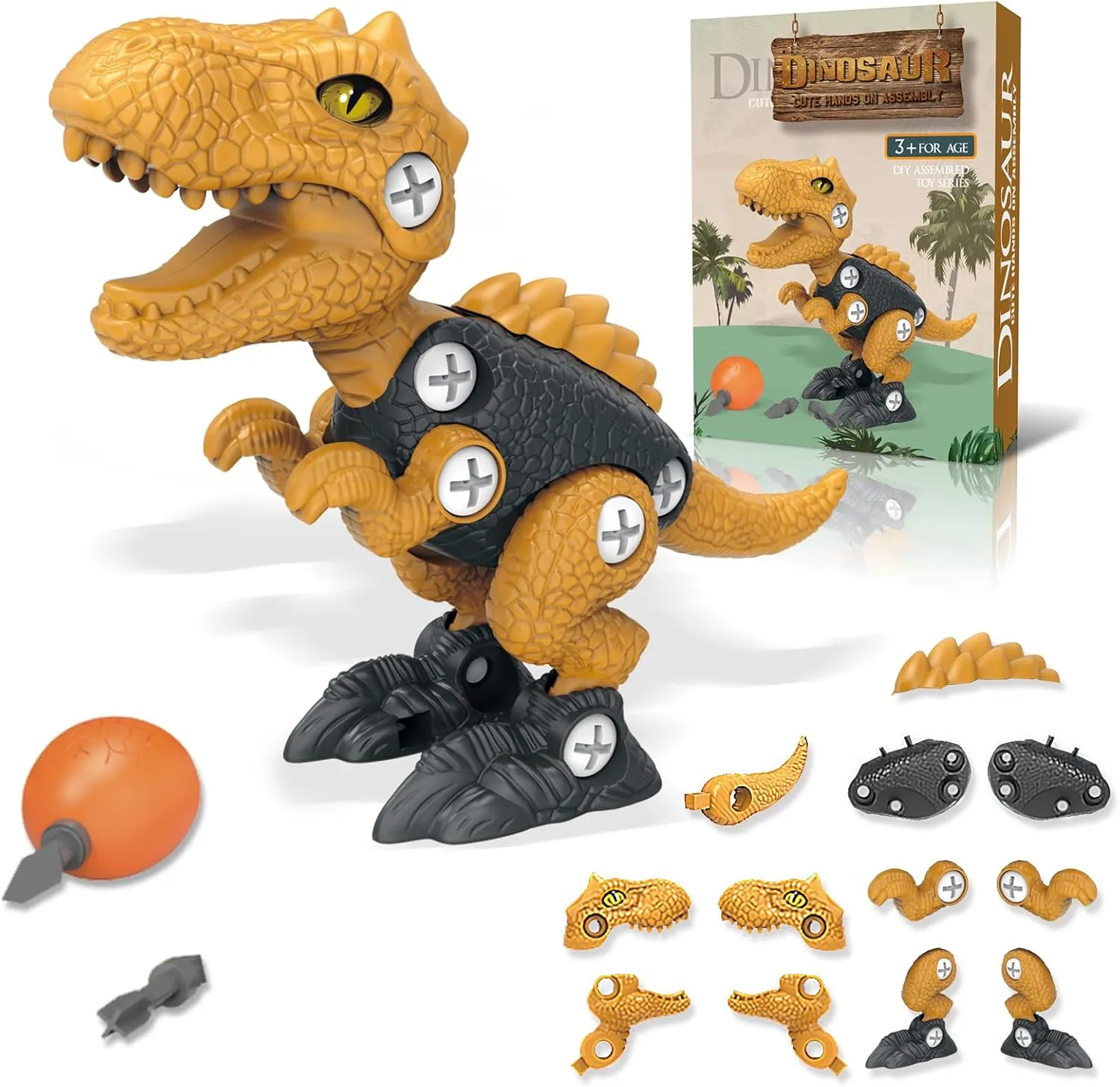 Take Apart Dinosaur Toys for 3-8 Year Old Boys, Stem Construction Building Kids Toys, Party Christmas Birthday Gifts Boys Girls