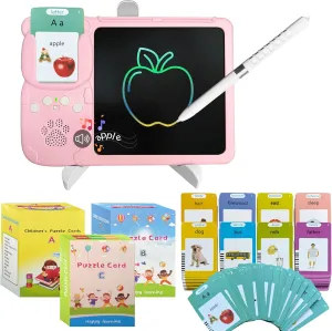 Talking Flash Cards for Toddlers - LCD Writing Tablet Kids - Drawing Tablet Toddler Toys 510 Sight Words Learning Resources - Autism & Speech Therapy Toys - Kindergarten Gifts for Boys and Girls