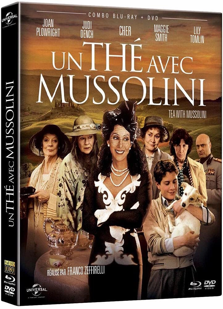 Tea with Mussolini ( Un tè con Mussolini ) (Blu-Ray & DVD Combo) [ Blu-Ray, Reg.A/B/C Import - France ]