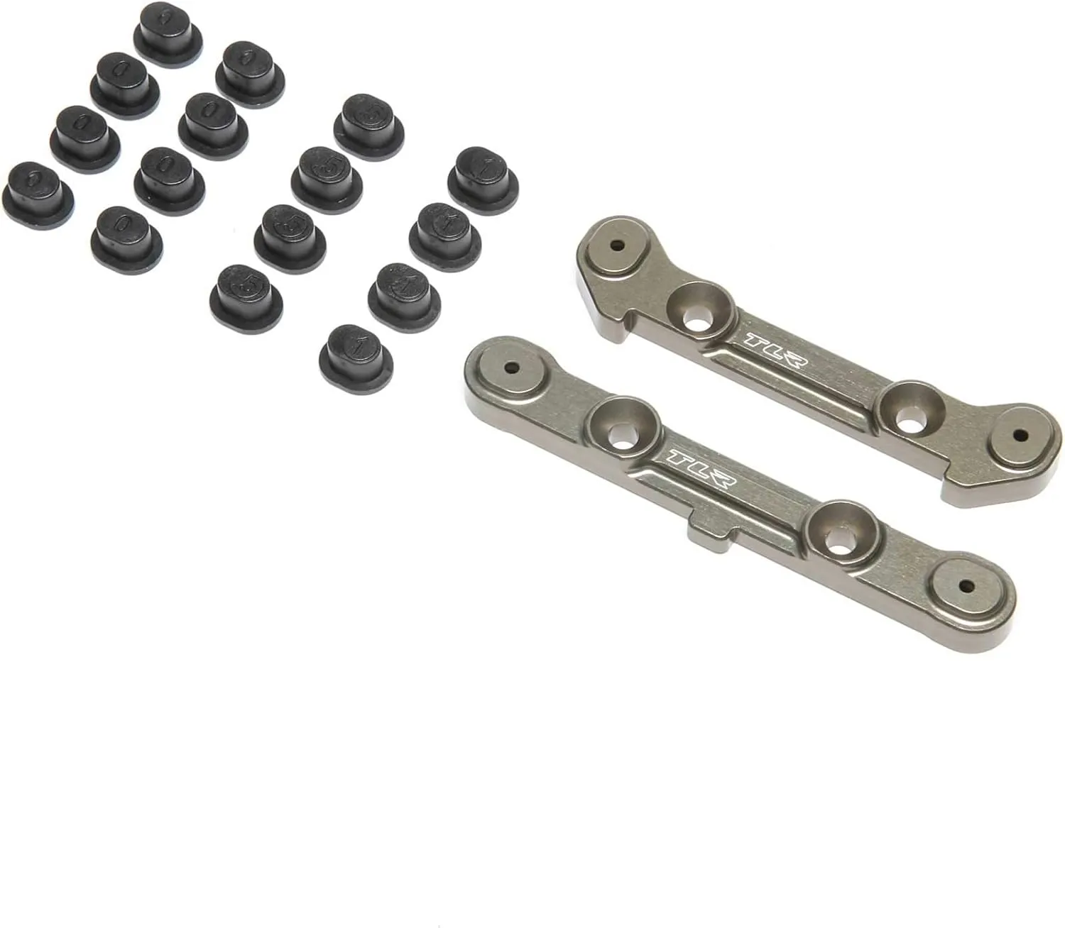 Team Losi Racing Adjustable Rear Hinge Pin Brace w/Inserts 8XT TLR241063 Gas Car/Truck Replacement Parts
