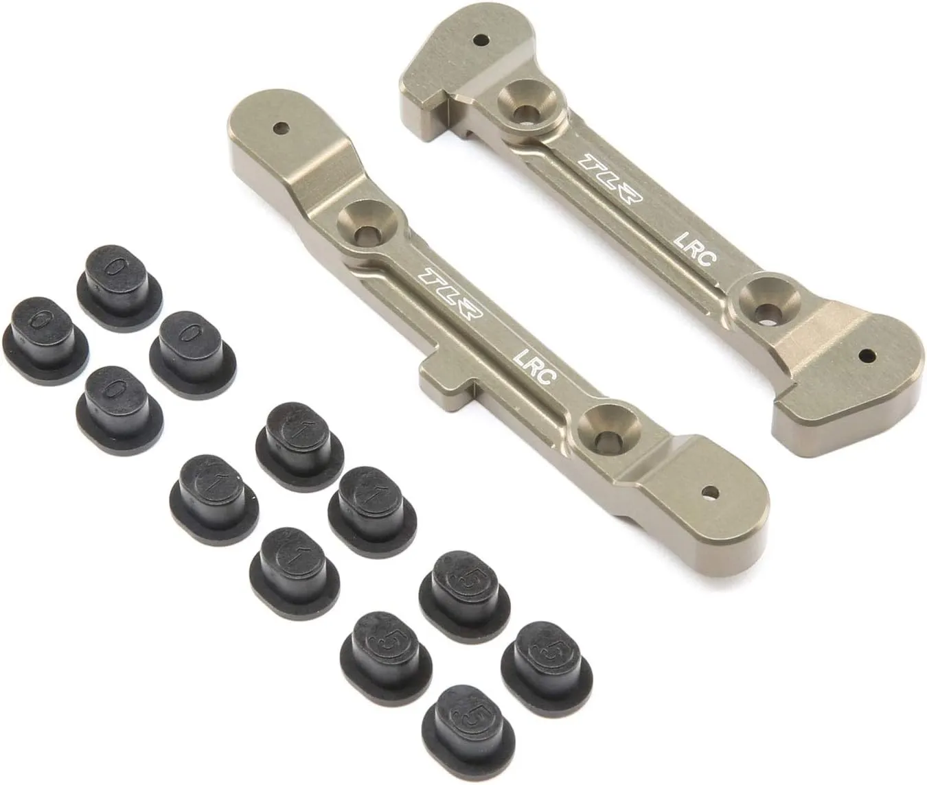 Team Losi Racing Offset Adjustable Rear Pivot Brace with Inserts 8 4.0 Tuning Kit TLR344007 Gas Car/Truck Option Parts