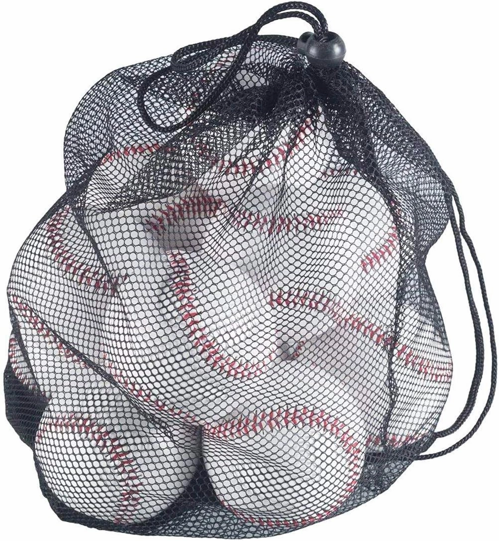 Tebery 12 Pack Standard Size T-Ball Training Baseballs, Reduced Impact Kids Safety Baseball, Unmarked & Soft Practice Baseballs for League Play, Pitching, Hitting, Batting, Fielding, Autograph