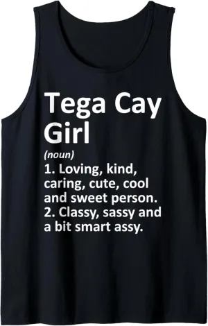 TEGA CAY GIRL SC SOUTH CAROLINA Funny City Home Roots Gift Tank Top