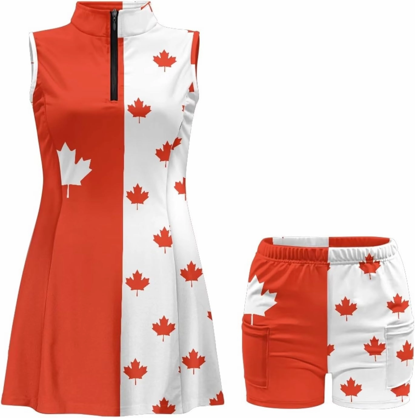 Tennis Dress for Women Girls Tennis Golf Dresses Sleeveless Athletic Dress with Built in Shorts Size XS-2XL