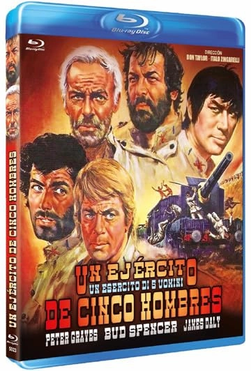 The 5-Man Army ( Un esercito di 5 uomini ) [ Blu-Ray, Reg.A/B/C Import - Spain ]