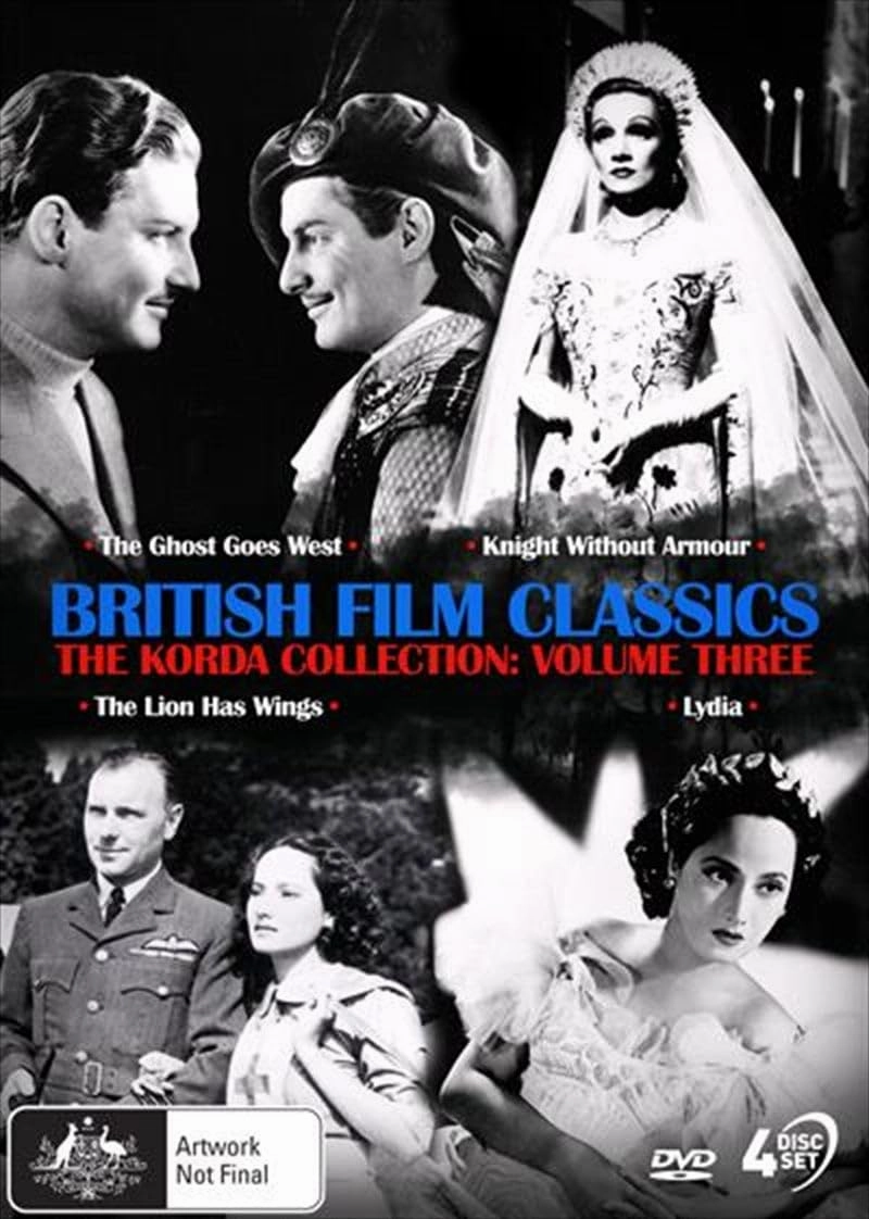 The Korda Collection 3 - 4-DVD Set ( The Ghost Goes West / Knight Without Armor / The Lion Has Wings / Lydia ) [ NON-USA FORMAT, PAL, Reg.0 Import - Australia ]