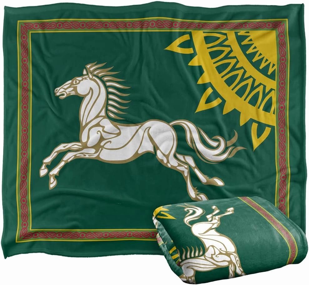 The Lord of The Rings Blanket, 50"x60" Rohan Banner Silky Touch Super Soft Throw Blanket
