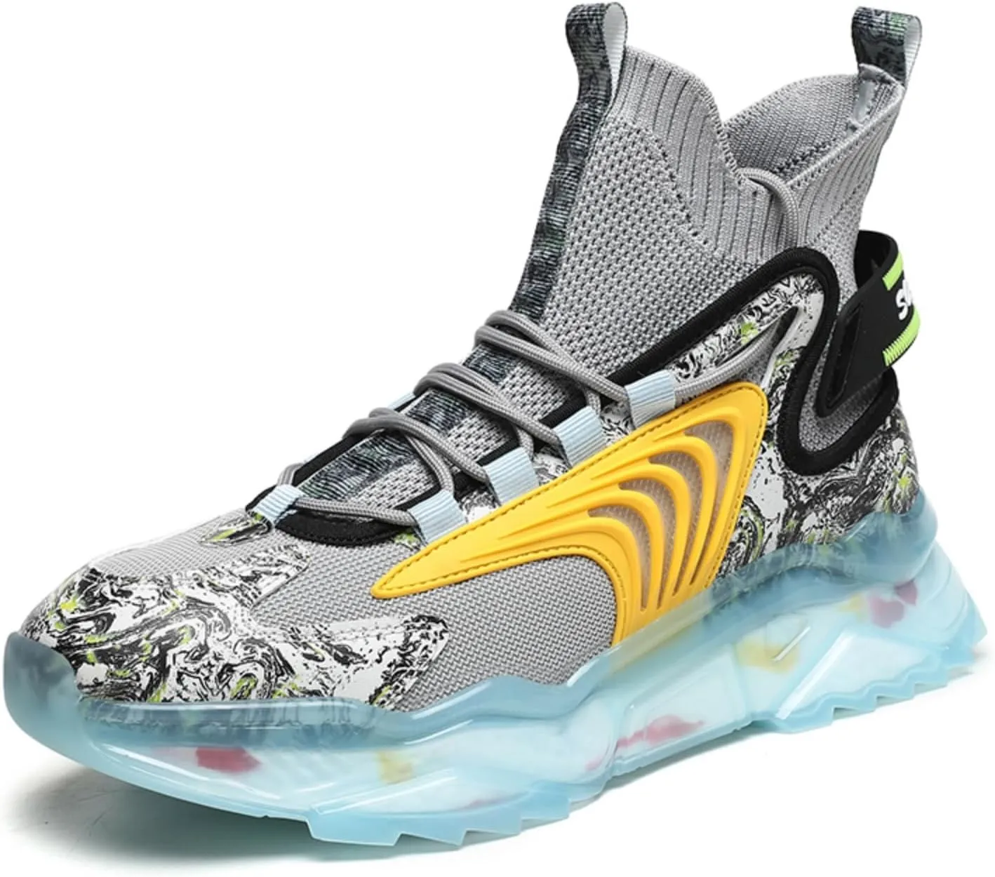 These Men's Basketball Shoes are Ultra - Light. They Make Every Movement Effortless, Whether You're Dribbling on The Court, Running a Quick Lap, or Walking Around School.