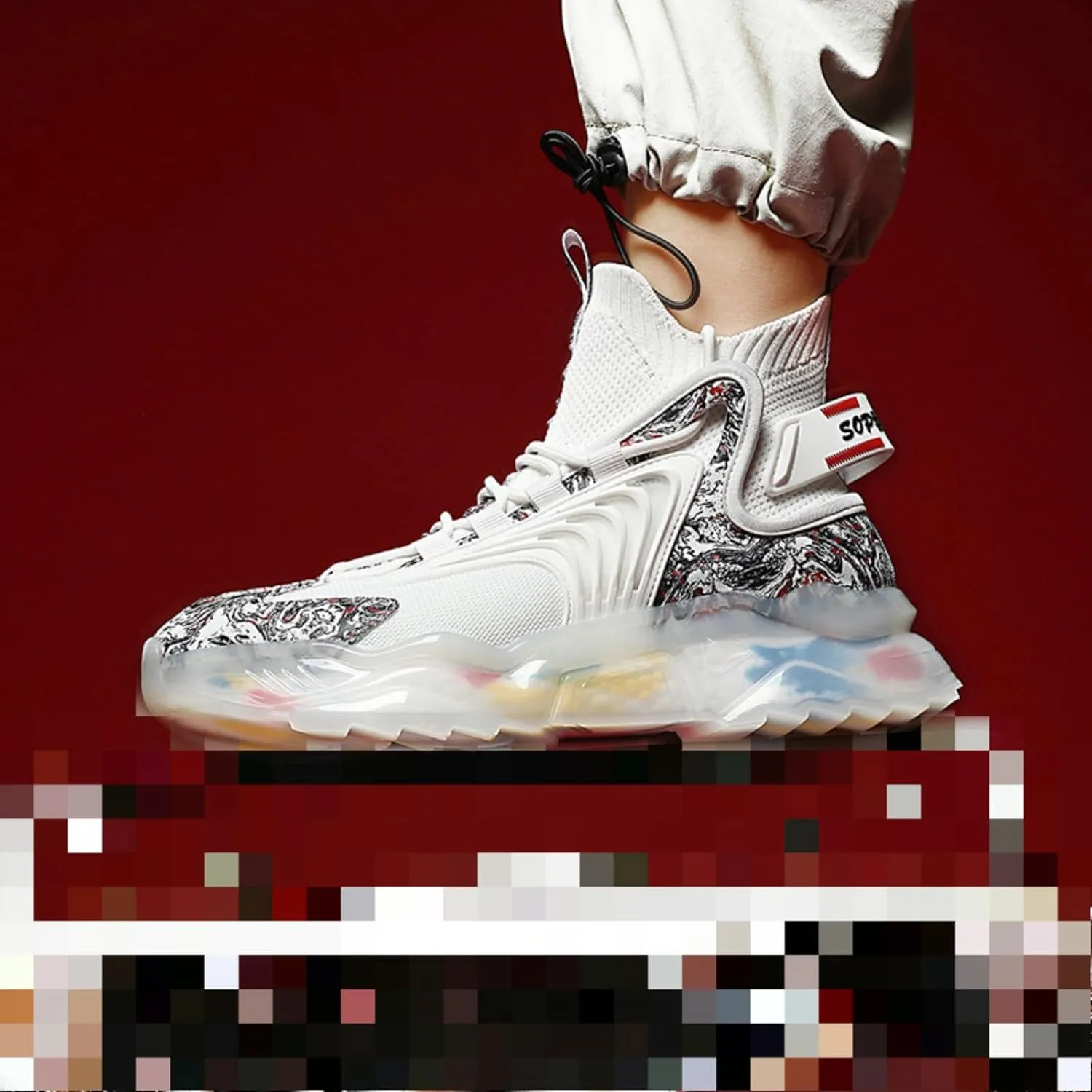 These Men's Basketball Shoes are Ultra - Light. They Make Every Movement Effortless, Whether You're Dribbling on The Court, Running a Quick Lap, or Walking Around School.