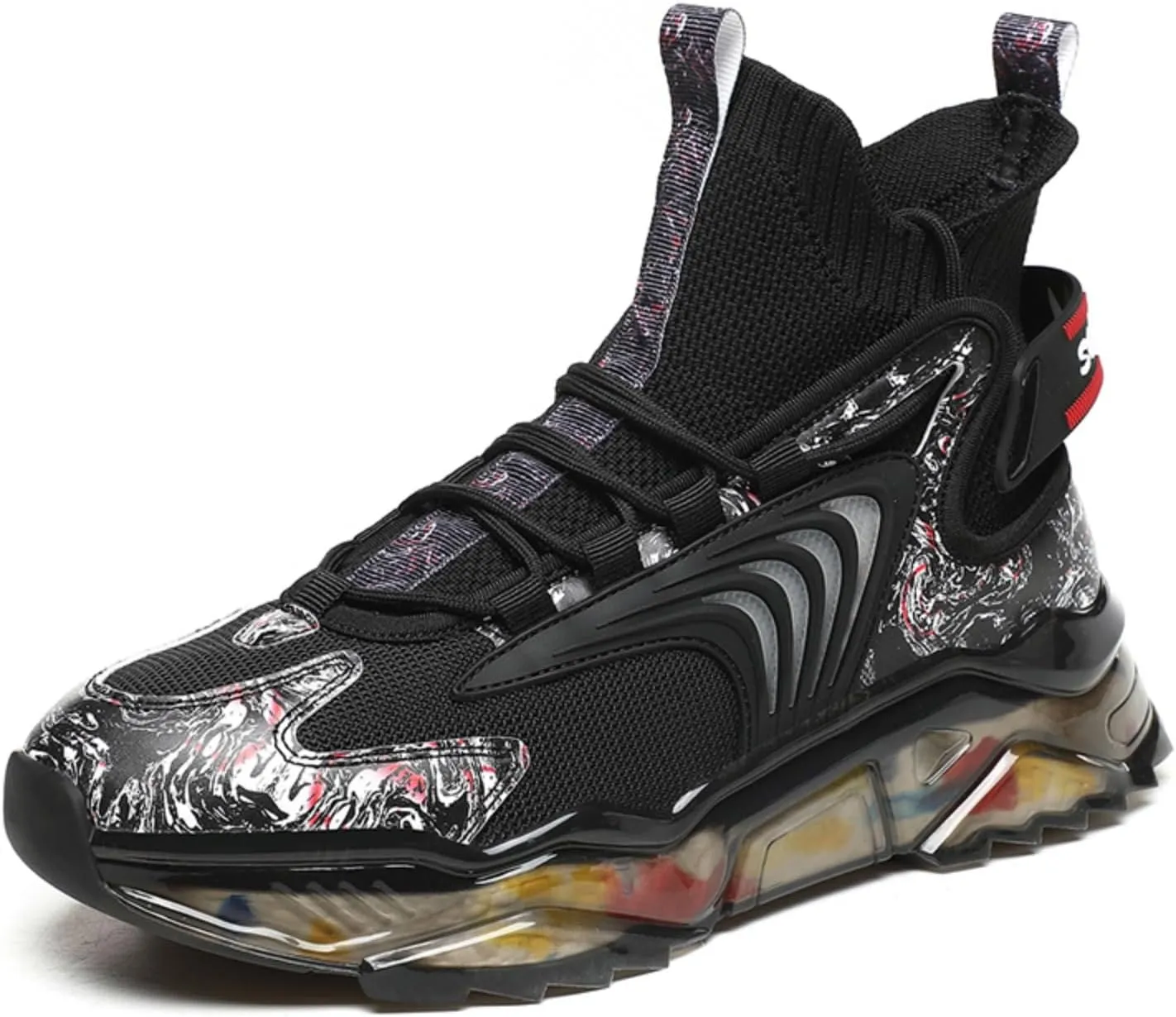These Men's Basketball Shoes are Ultra - Light. They Make Every Movement Effortless, Whether You're Dribbling on The Court, Running a Quick Lap, or Walking Around School.