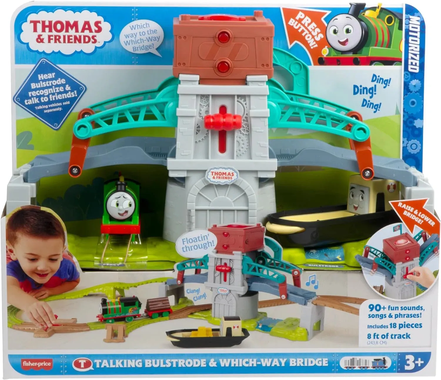 Thomas & Friends Train Set Talking Bulstrode & Which-Way Bridge